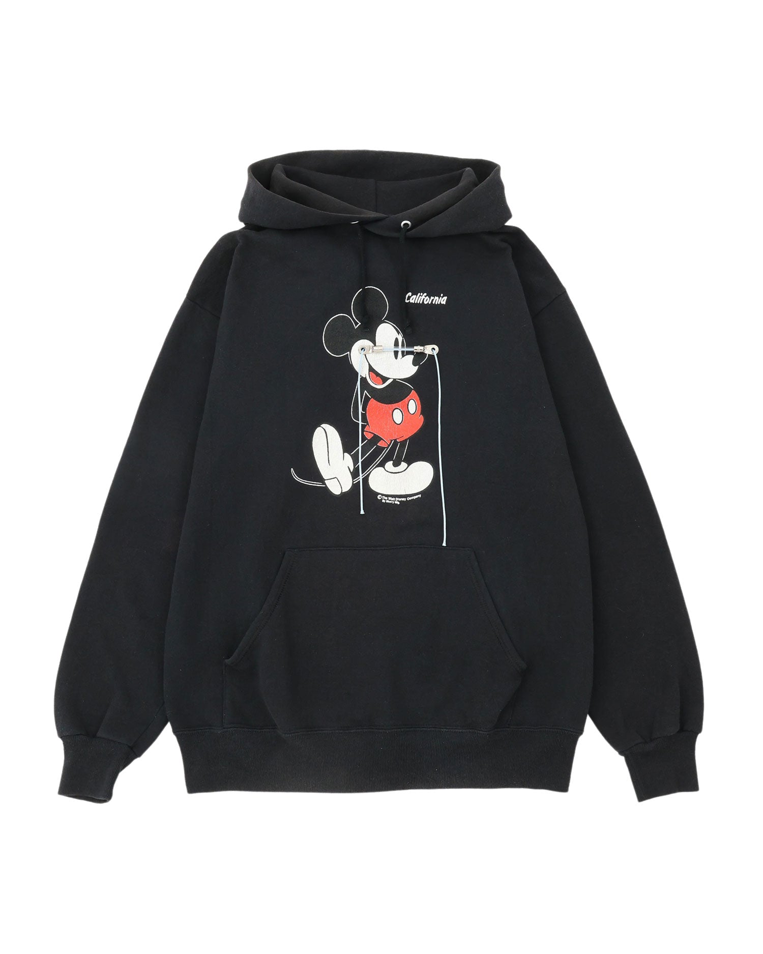 Black and white mickey mouse clearance hoodie