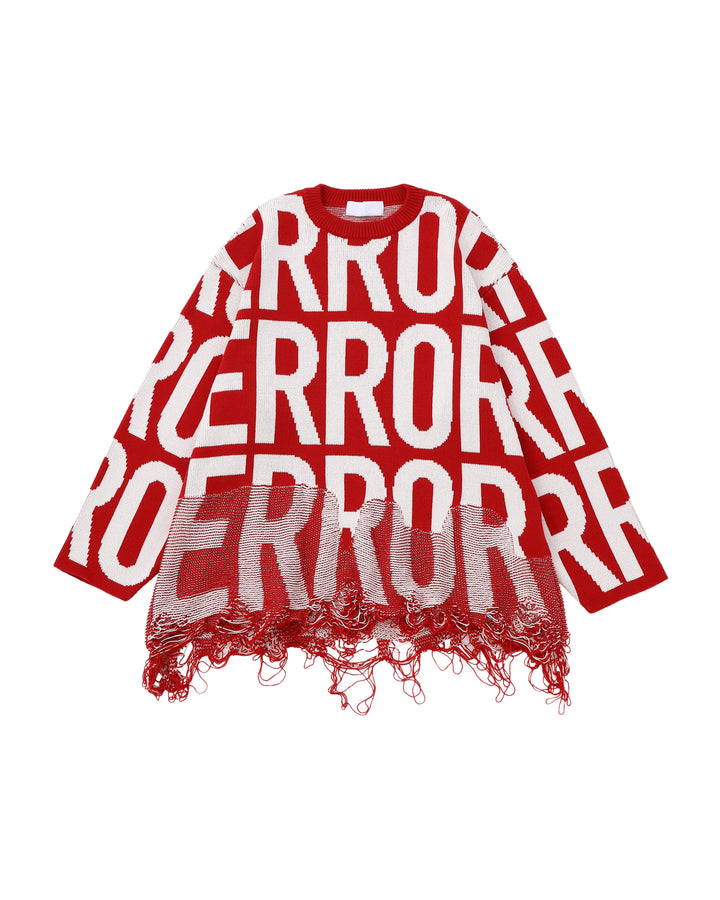 Error Knit / Red